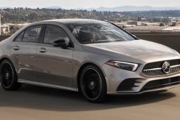 2022 Mercedes-Benz A-Class Driving in Biege